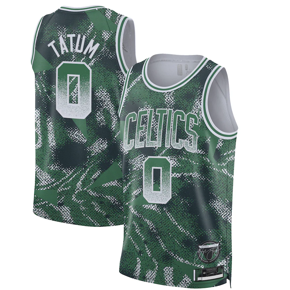 tocy B.Celtics #0 Jayson Tatum Green 2025 Select Series Swingman Player Jerseys