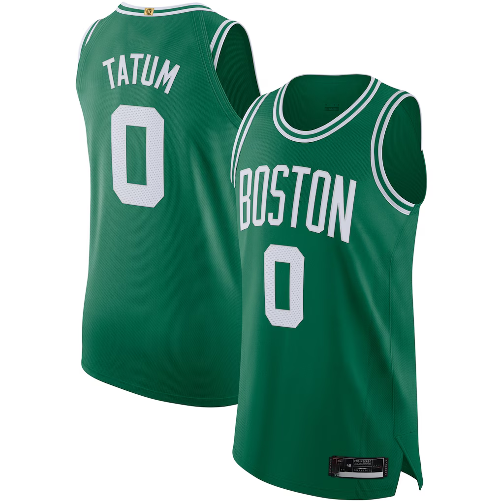 tocy B.Celtics #0 Jayson Tatum Kelly Green Authentic Jerseys - Icon Edition