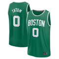 tocy B.Celtics #0 Jayson Tatum  Kelly Green Fast Break Replica Player Jerseys - Icon Edition