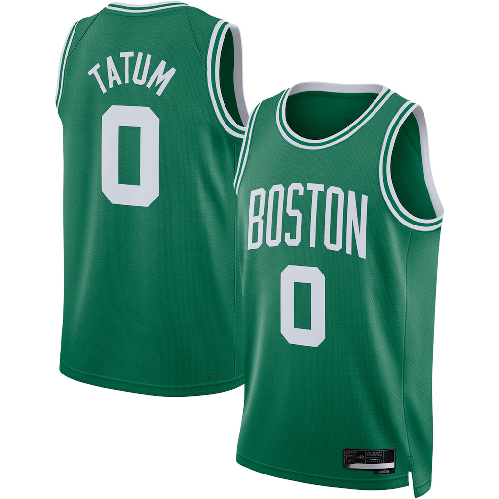 tocy B.Celtics #0 Jayson Tatum Kelly Green Swingman Jerseys - Icon Edition