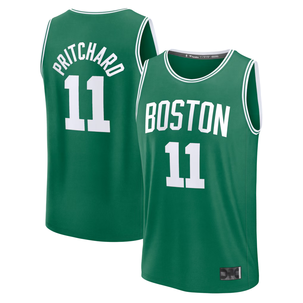 tocy B.Celtics #11 Payton Pritchard Kelly Green Fast Break Replica Jerseys - Icon Edition