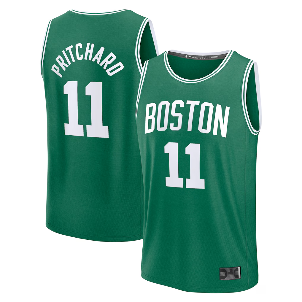 tocy B.Celtics #11 Payton Pritchard Kelly Green Fast Break Replica Player Jerseys - Icon Edition