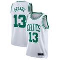 tocy B.Celtics #13 Paul George White Swingman Jerseys - Association Edition
