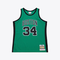 tocy B.Celtics #34 Paul Pierce Mitchell & Ness Kelly Green 2007-08 Hardwood Classics Authentic Jerseys