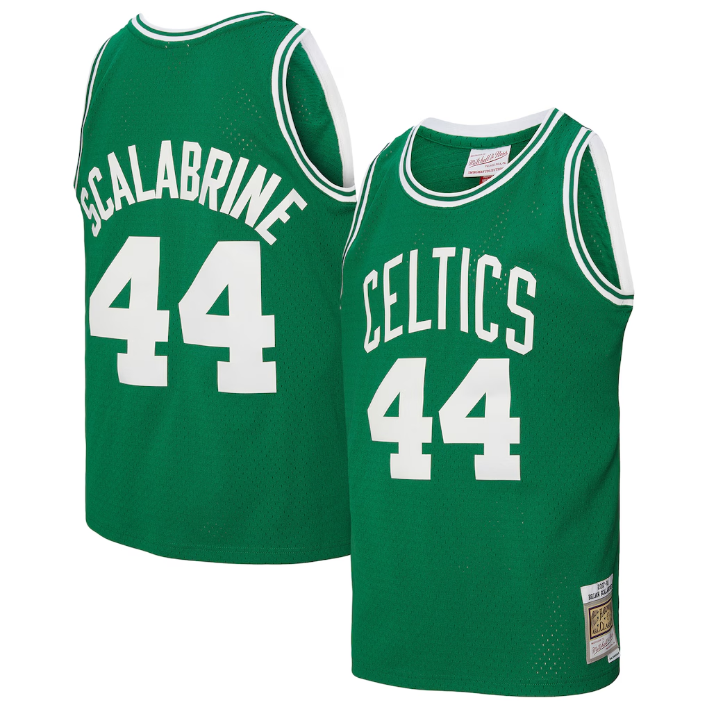 tocy B.Celtics #44 Brian Scalabrine Mitchell & Ness Kelly Green 200708 Hardwood Classics Swingman Jerseys