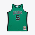 tocy B.Celtics #5 Kevin Garnett Mitchell & Ness Kelly Green 2007-08 Hardwood Classics Authentic Jerseys