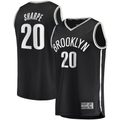 tocy B.Nets #20 Day'Ron Sharpe  Black Fast Break Replica Jerseys - Icon Edition