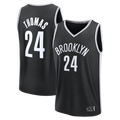 tocy B.Nets #24 Cam Thomas Black Fast Break Replica Jerseys - Icon Edition