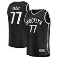 tocy B.Nets #77 Ben Saraf  Black Fast Break Replica Jerseys - Icon Edition