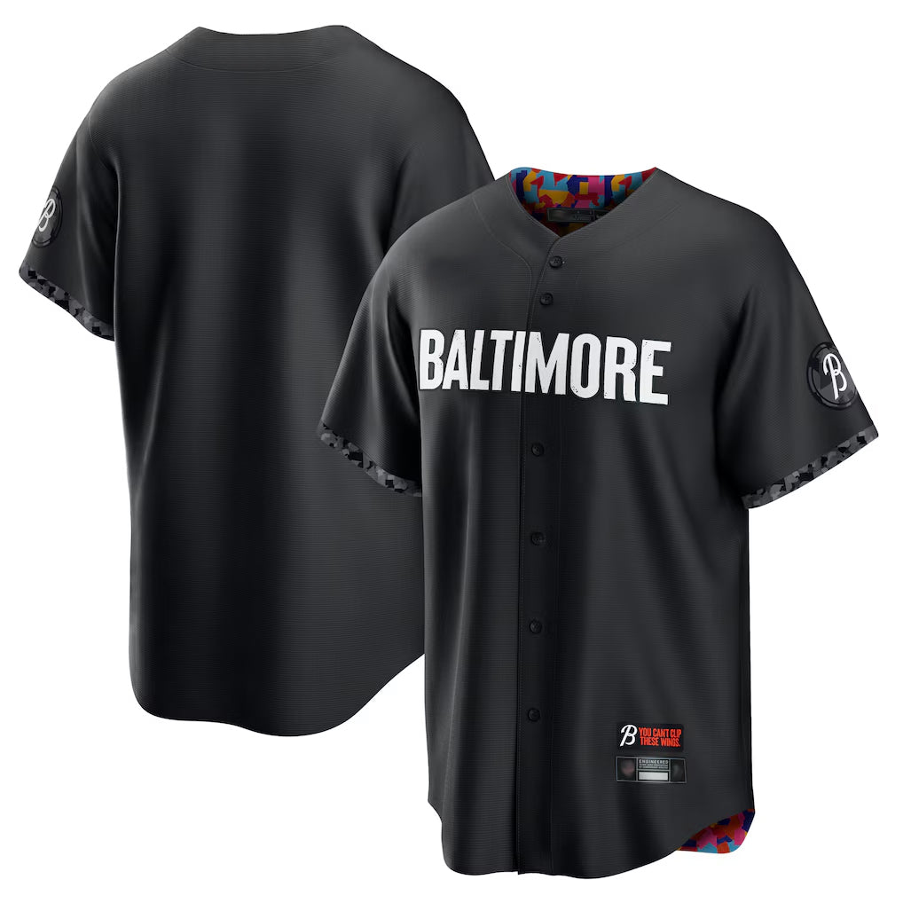 tocy B.Orioles Black City Connect Home Game Blank Player Stitched Jerseys