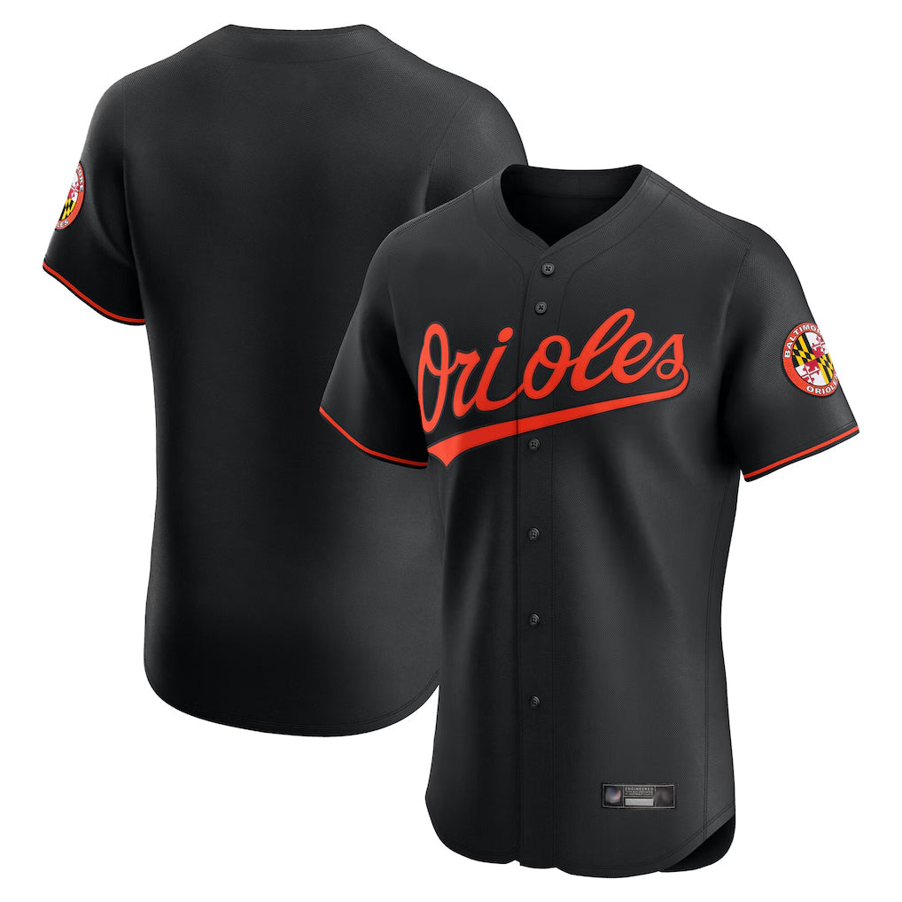 tocy B.Orioles Black Limited Elite Home Game Blank Player Stitched Jerseys