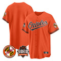 tocy B.Orioles Orange 30th Anniversary of 2131 Home Game Blank Player Stitched Jerseys