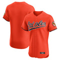 tocy B.Orioles Orange Limited Elite Home Game Blank Player Stitched Jerseys