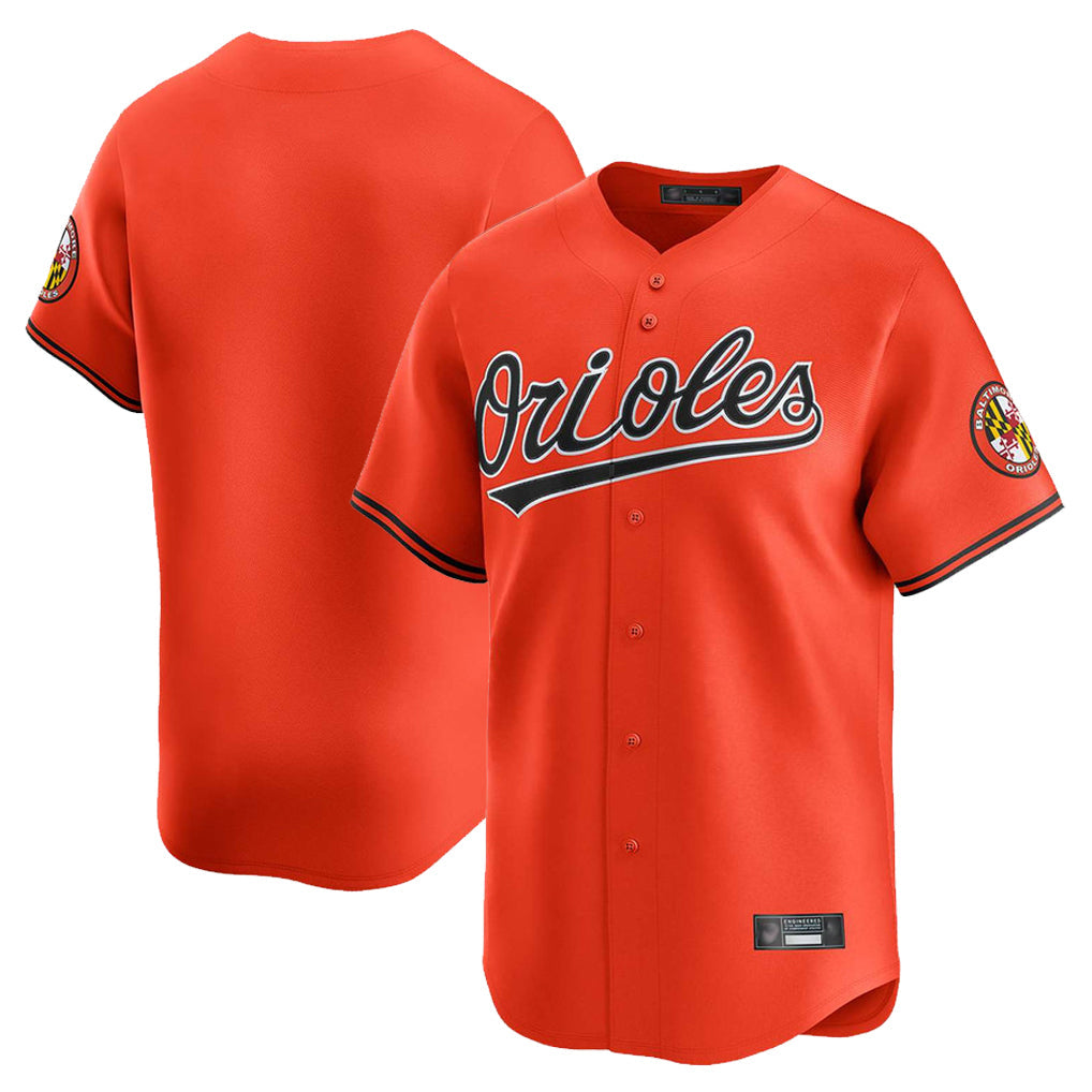 tocy B.Orioles Orange Limited Home Game Blank Player Stitched Jerseys