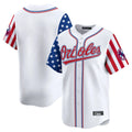 tocy B.Orioles White Independence Day Vapor Premier Home Game Blank Player Stitched Jerseys