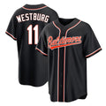 tocy B.Orioles #11 Jordan Westburg Player Black Snake Skin City Home Game Stitched Jerseys