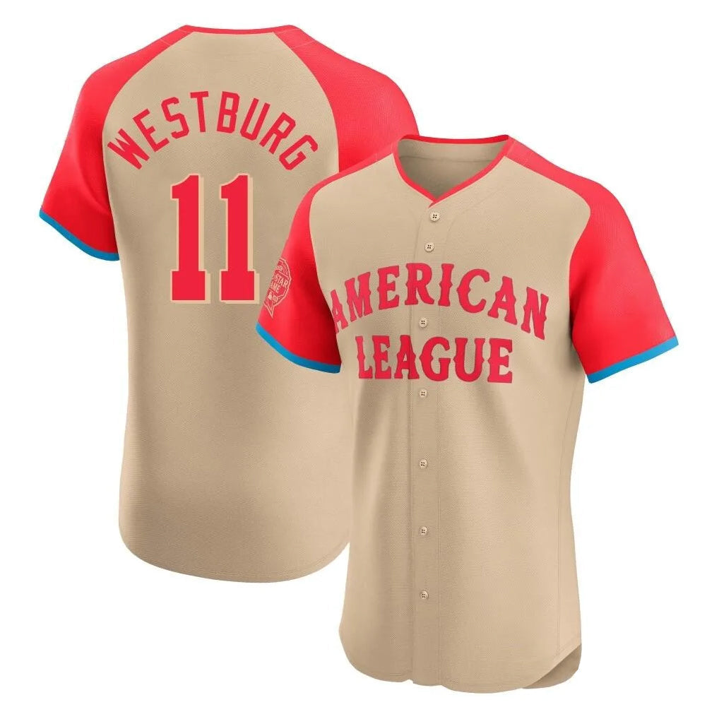 tocy B.Orioles #11 Jordan Westburg Player Cream American League All-Star Limited Elite Home Game Stitched Jerseys