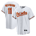 tocy B.Orioles #11 Jordan Westburg Player White Home Game Stitched Jerseys