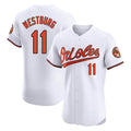 tocy B.Orioles #11 Jordan Westburg Player White Limited Elite Home Game Stitched Jerseys
