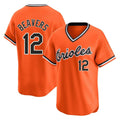 tocy B.Orioles #12 Dylan Beavers Player Orange T-shirt Limited Home Game Stitched Jerseys