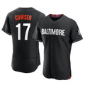 tocy B.Orioles #17 Colton Cowser Player Black City Connect Limited Elite Home Game Stitched Jerseys