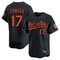 tocy B.Orioles #17 Colton Cowser Player Black Limited Home Game Stitched Jerseys