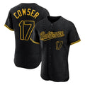 tocy B.Orioles #17 Colton Cowser Player Black Snake Skin City Limited Elite Home Stitched Jerseys