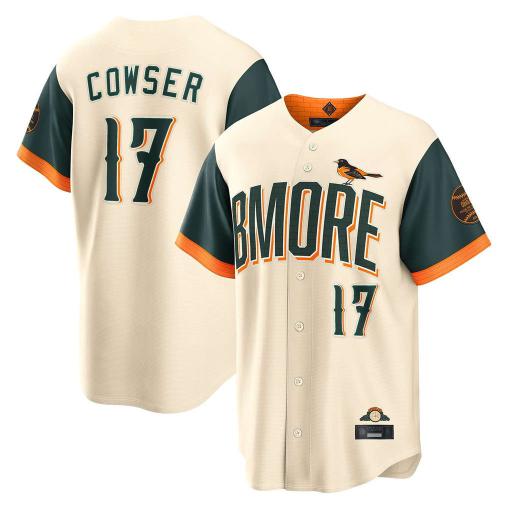 tocy B.Orioles #17 Colton Cowser Player Cream 2026 City Connect Home Game Stitched Jerseys