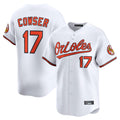 tocy B.Orioles #17 Colton Cowser Player White Limited Home Game Stitched Jerseys
