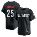 tocy B.Orioles #25 Pete Alonso Player Black City Connect Limited Home Game Stitched Jerseys