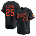 tocy B.Orioles #25 Pete Alonso Player Black Limited Home Game Stitched Jerseys
