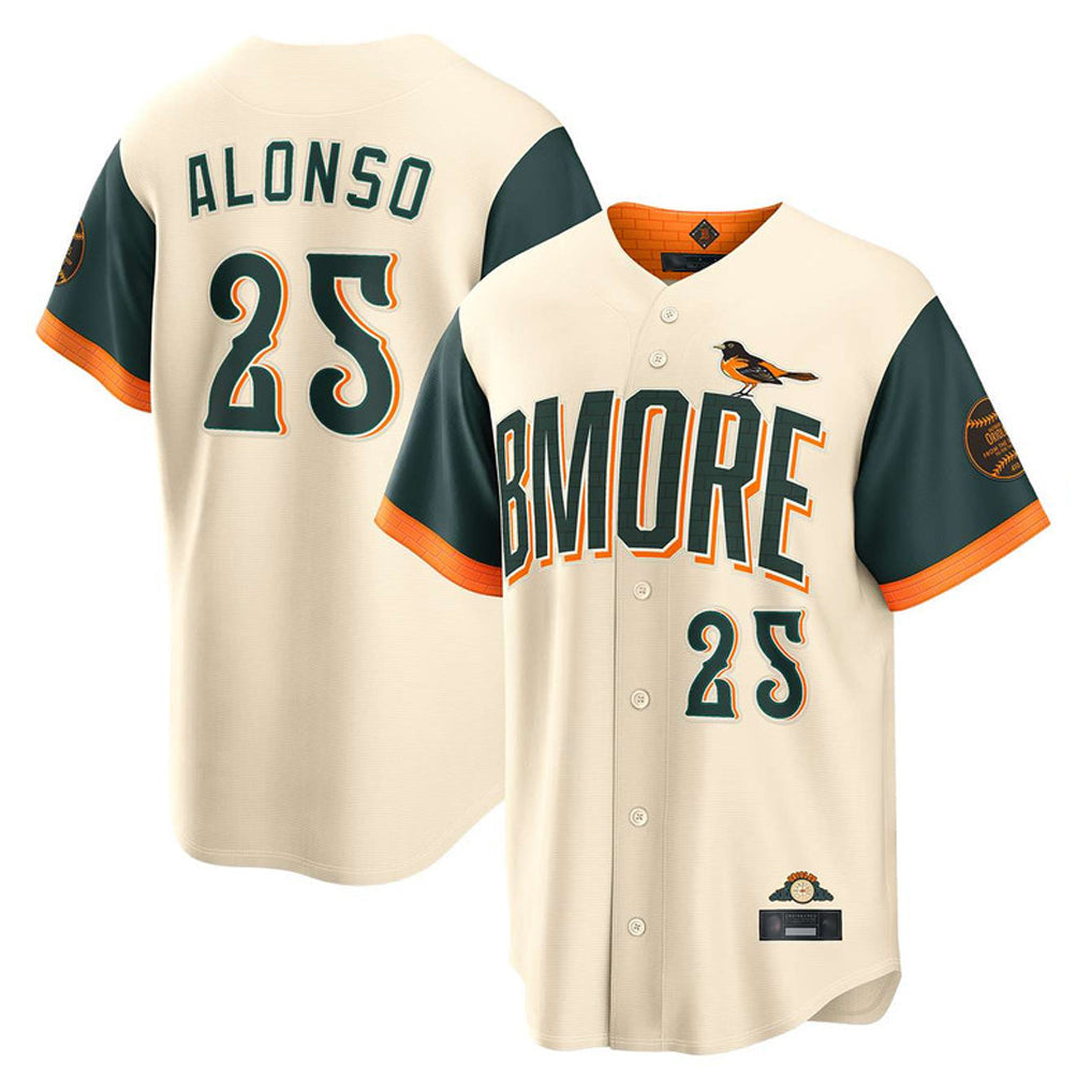 tocy B.Orioles #25 Pete Alonso Player Cream 2026 City Connect Home Game Stitched Jerseys