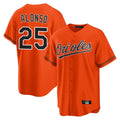 tocy B.Orioles #25 Pete Alonso Player Orange Home Game Stitched Jerseys