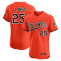 tocy B.Orioles #25 Pete Alonso Player Orange Limited Elite Home Game Stitched Jerseys