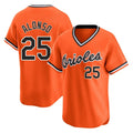 tocy B.Orioles #25 Pete Alonso Player Orange T-shirt Limited Home Game Stitched Jerseys