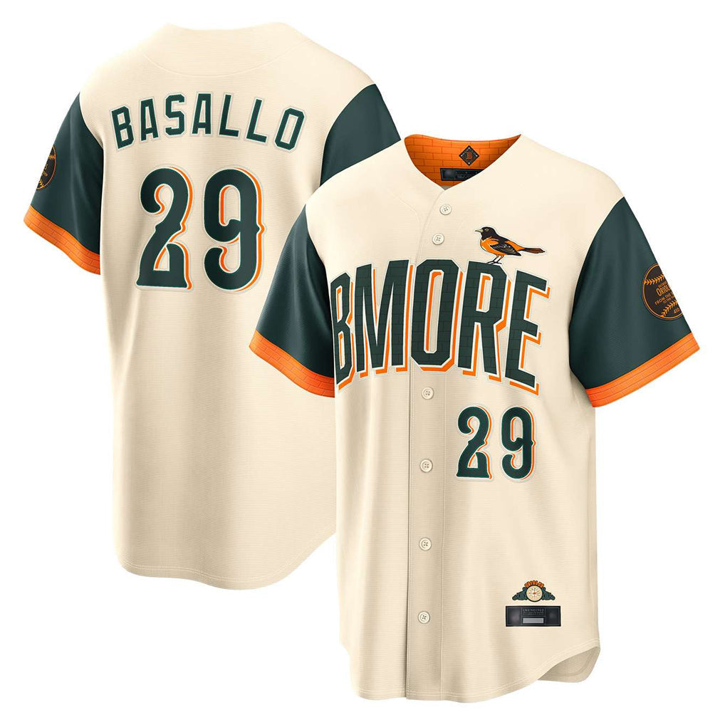 tocy B.Orioles #29 Samuel Basallo Player Cream 2026 City Connect Home Game Stitched Jerseys
