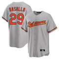 tocy B.Orioles #29 Samuel Basallo Player Gray Home Game Stitched Jerseys