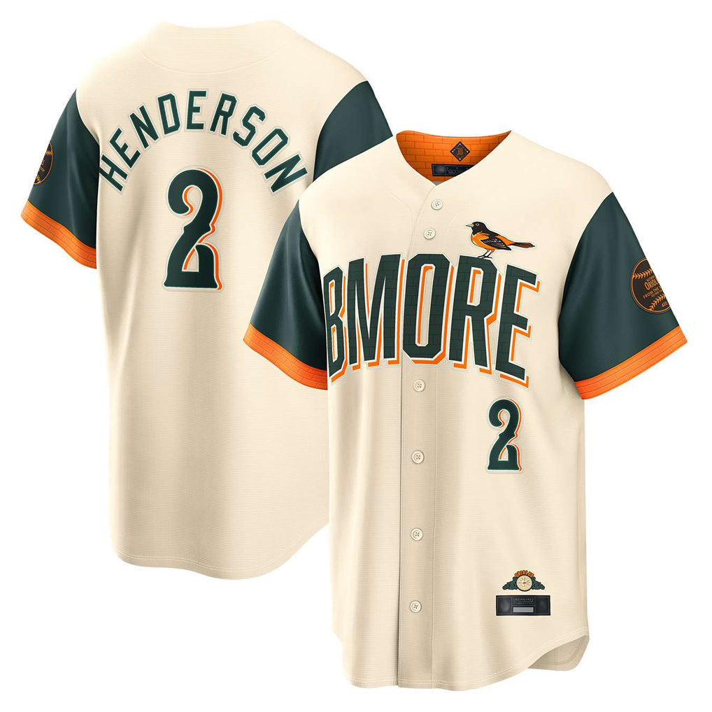 tocy B.Orioles #2 Gunnar Henderson Player Cream 2026 City Connect Home Game Stitched Jerseys