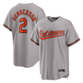 tocy B.Orioles #2 Gunnar Henderson Player Gray Home Game Stitched Jerseys