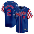 tocy B.Orioles #2 Gunnar Henderson Player Royal Independence Day Vapor Premier Limited Home Game Stitched Jerseys