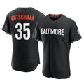 tocy B.Orioles #35 Adley Rutschman Black City Connect Limited Elite Home Game Stitched Jerseys