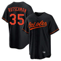 tocy B.Orioles #35 Adley Rutschman Black Home Game Stitched Jerseys