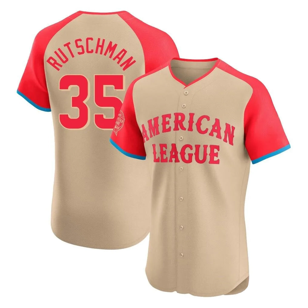 tocy B.Orioles #35 Adley Rutschman Cream American League All-Star Limited Elite Home Game Stitched Jerseys