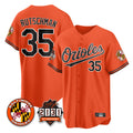 tocy B.Orioles #35 Adley Rutschman Player Gray Home Game Stitched Jerseys
