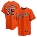 tocy B.Orioles #35 Adley Rutschman Player Orange Home Game Stitched Jerseys