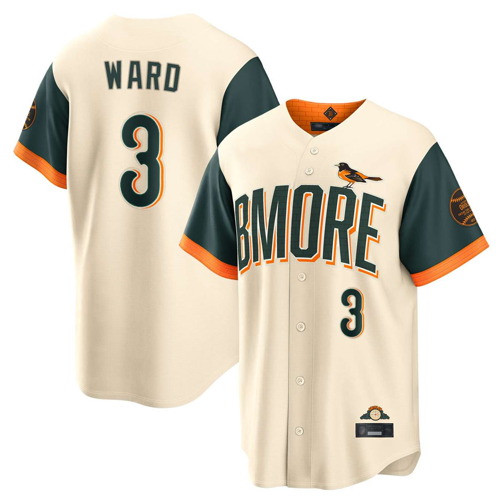 tocy B.Orioles #3 Taylor Ward Player Cream 2026 City Connect Home Game Stitched Jerseys