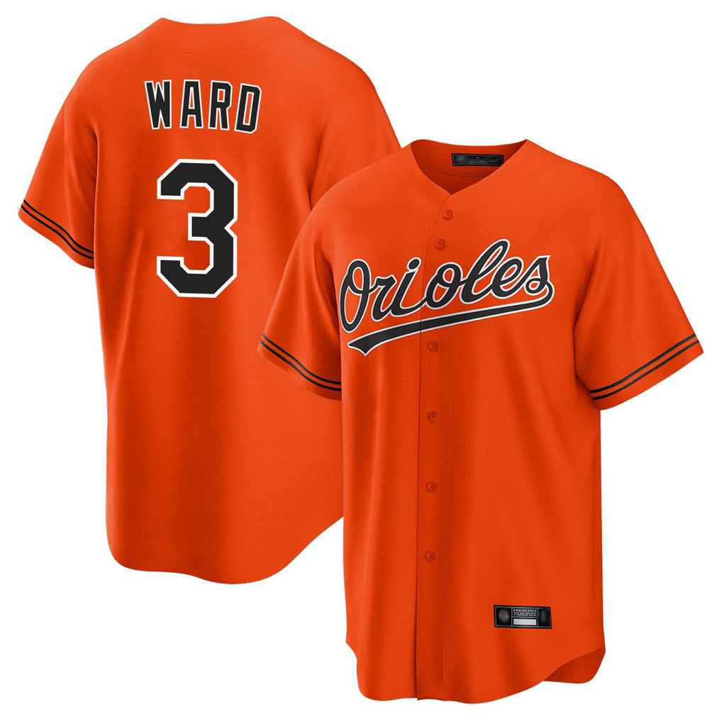 tocy B.Orioles #3 Taylor Ward Player Orange Home Game Stitched Jerseys