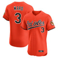 tocy B.Orioles #3 Taylor Ward Player Orange Limited Elite Home Game Stitched Jerseys