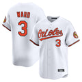 tocy B.Orioles #3 Taylor Ward Player White Limited Home Game Stitched Jerseys