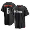 tocy B.Orioles #6 Ryan Mountcastle Player Black City Connect Home Game Stitched Jerseys